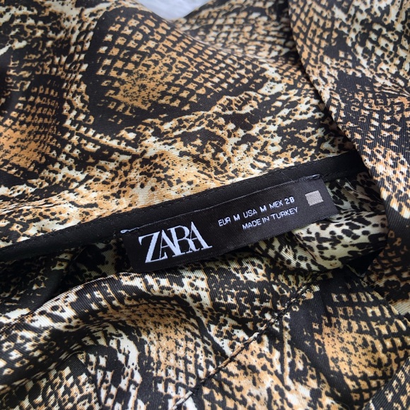 Zara Snake-print Blouse - Picture 10 of 11